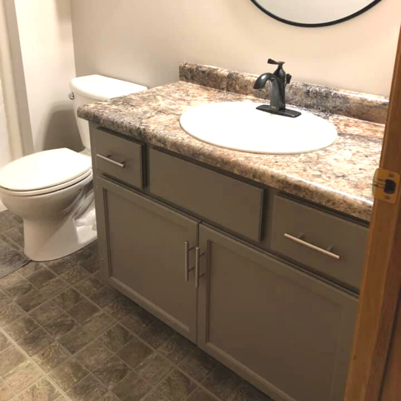 Beginner Bathroom Vanity Refresh - MeshedDesigns