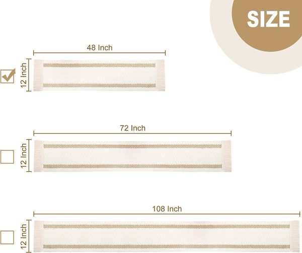 Macrame Cream Table Runner - Image 22