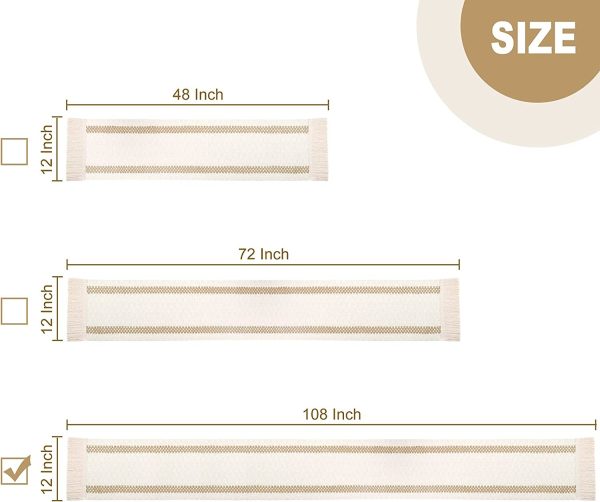 Macrame Cream Table Runner - Image 24