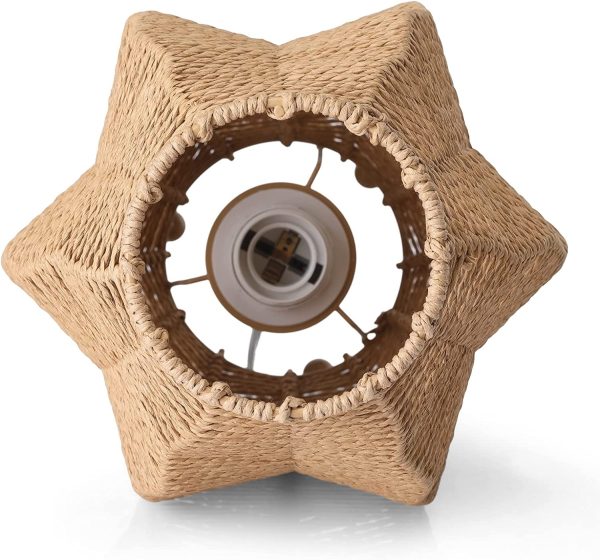 Boho Woven Cage Lamp - Image 10
