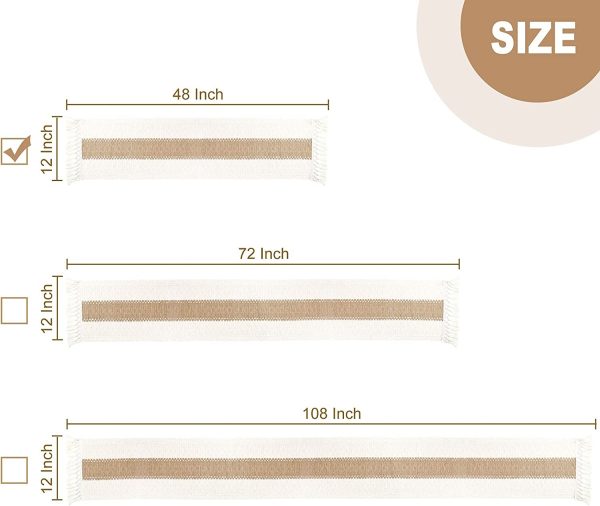 Macrame Cream Table Runner - Image 27