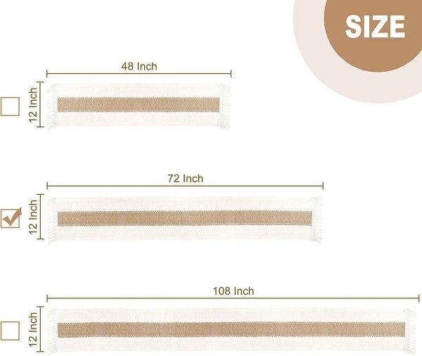 Macrame Cream Table Runner - Image 32
