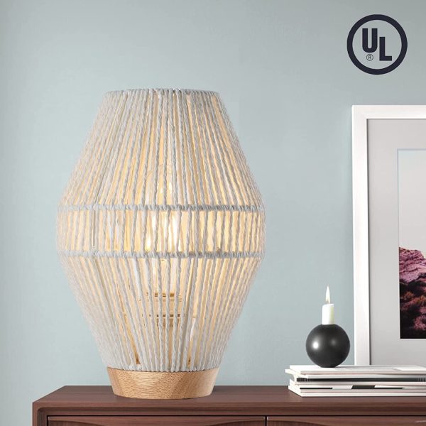 Boho Woven Cage Lamp - Image 23