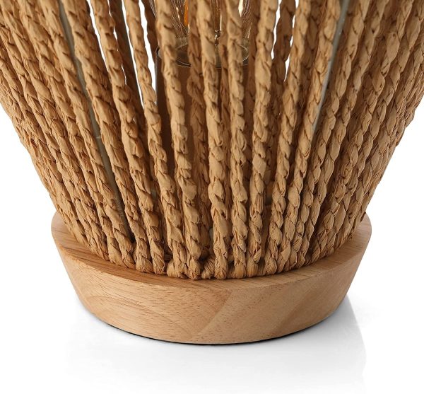 Boho Woven Cage Lamp - Image 5