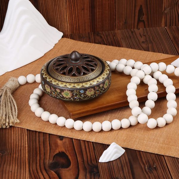 Wood Bead Garland with Tassels - Image 9