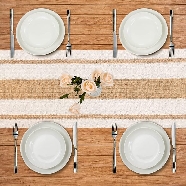 Macrame Cream Table Runner - Image 19
