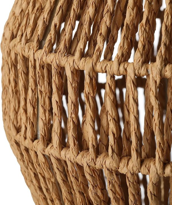 Boho Woven Cage Lamp - Image 6