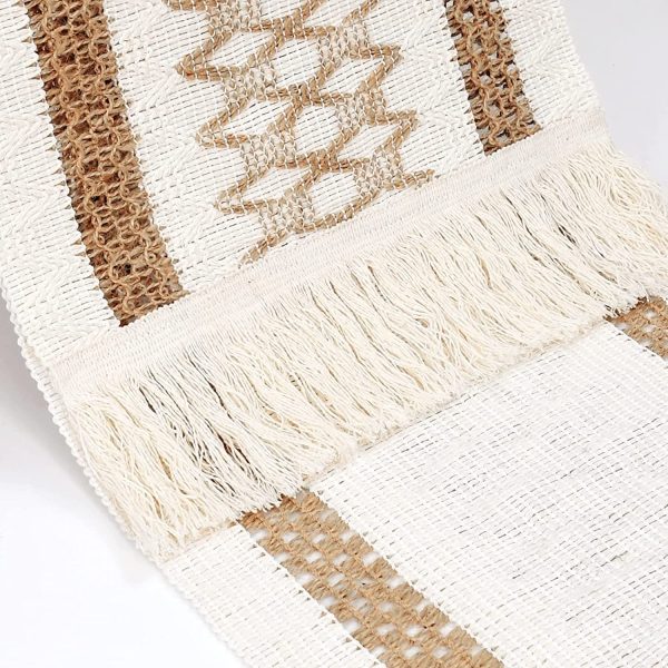 Macrame Cream Table Runner - Image 9