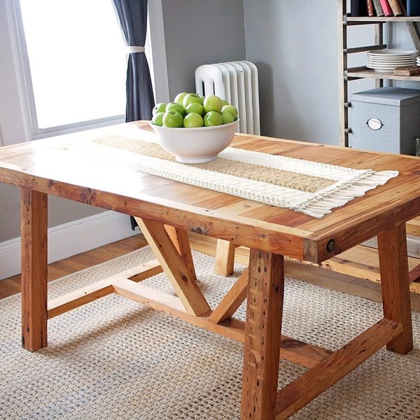 Macrame Cream Table Runner - Image 30