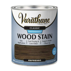 Water based wood stain from Varathane