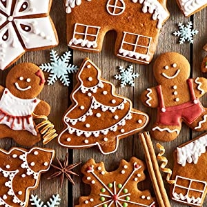 Winter Holiday Cookies Molds