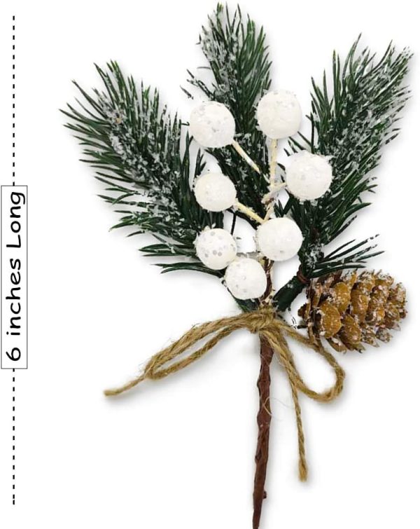Christmas Berry Pine Stem - Image 5