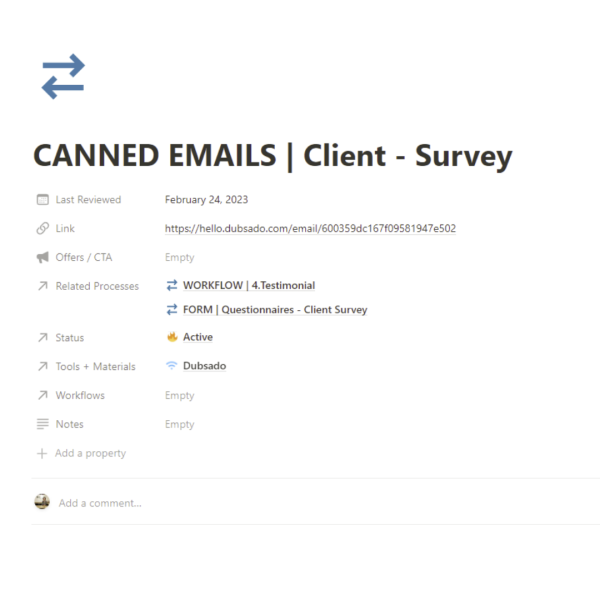 Notion Template - Processes - Image 4