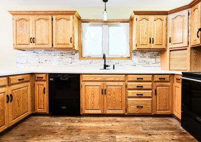 Polar Ice Gray Mosaic Tile Backsplash | Hutchinson, Minnesota