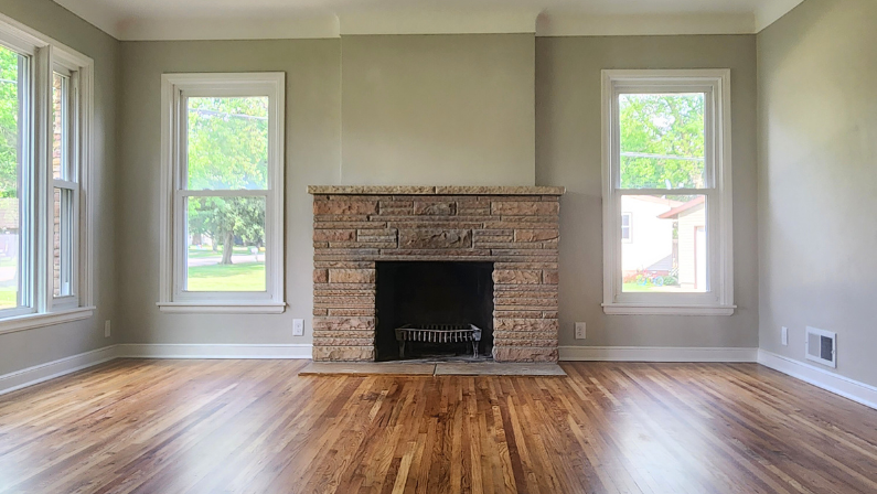 See the before and after of our Stewart Home Flip - this time in the kitchen!