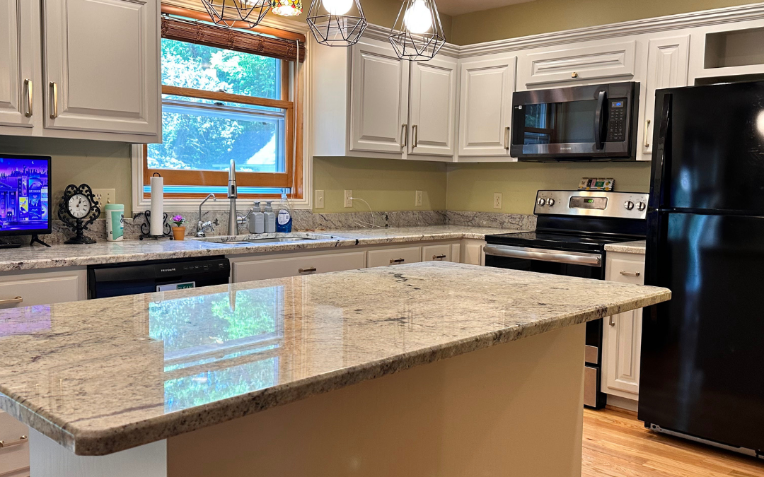Painted Kitchen Cabinetry + New Hardware |  Monticello, Minnesota