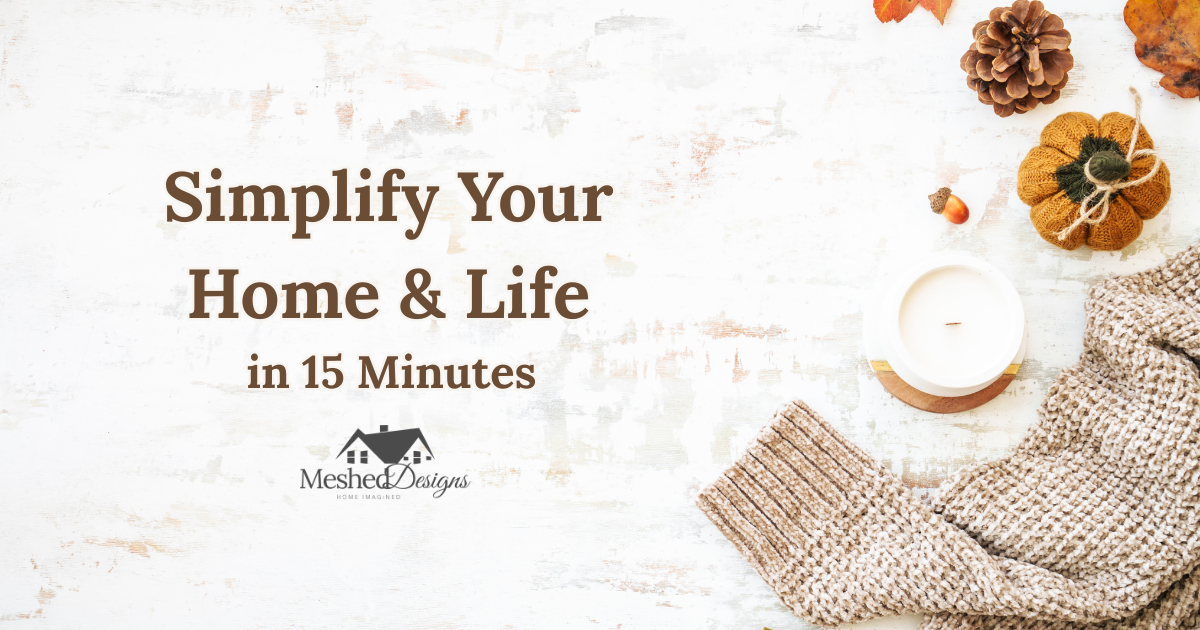 Spring Cleaning and Organization Tips from MeshedDesigns