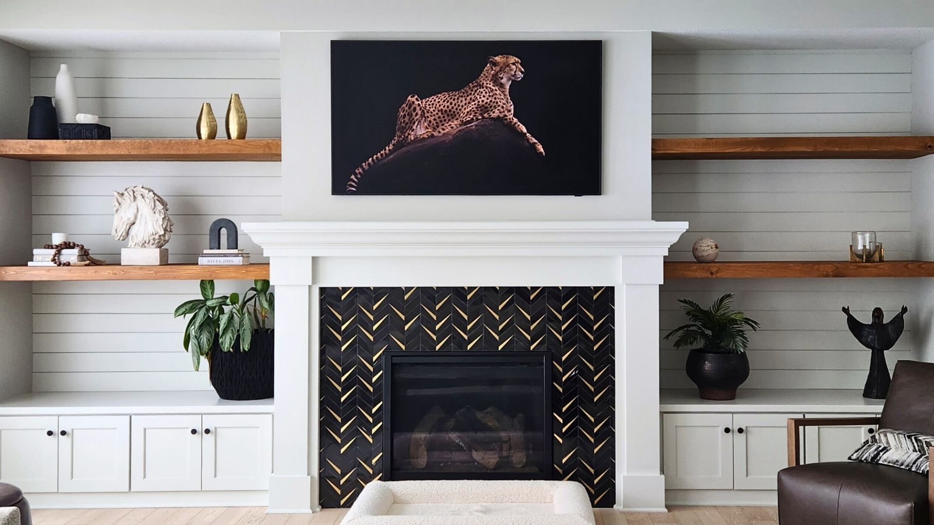 Custom millwork and built-in cabinetry crafted and installed by MeshedDesigns in Minnesota.