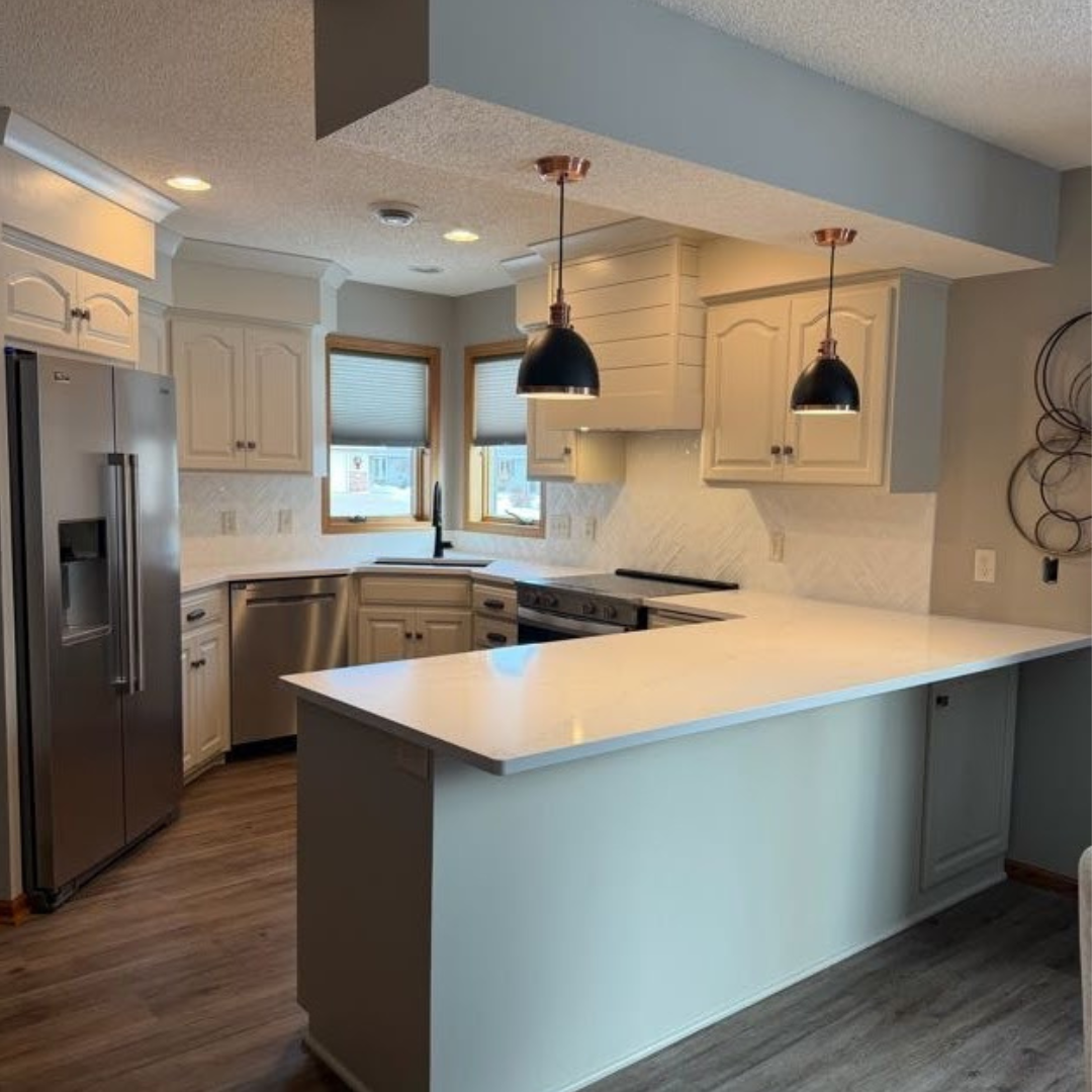Take a closer look at the process of installing a tile backsplash.  While it is a DIY project, many hire this project out for the expertise.