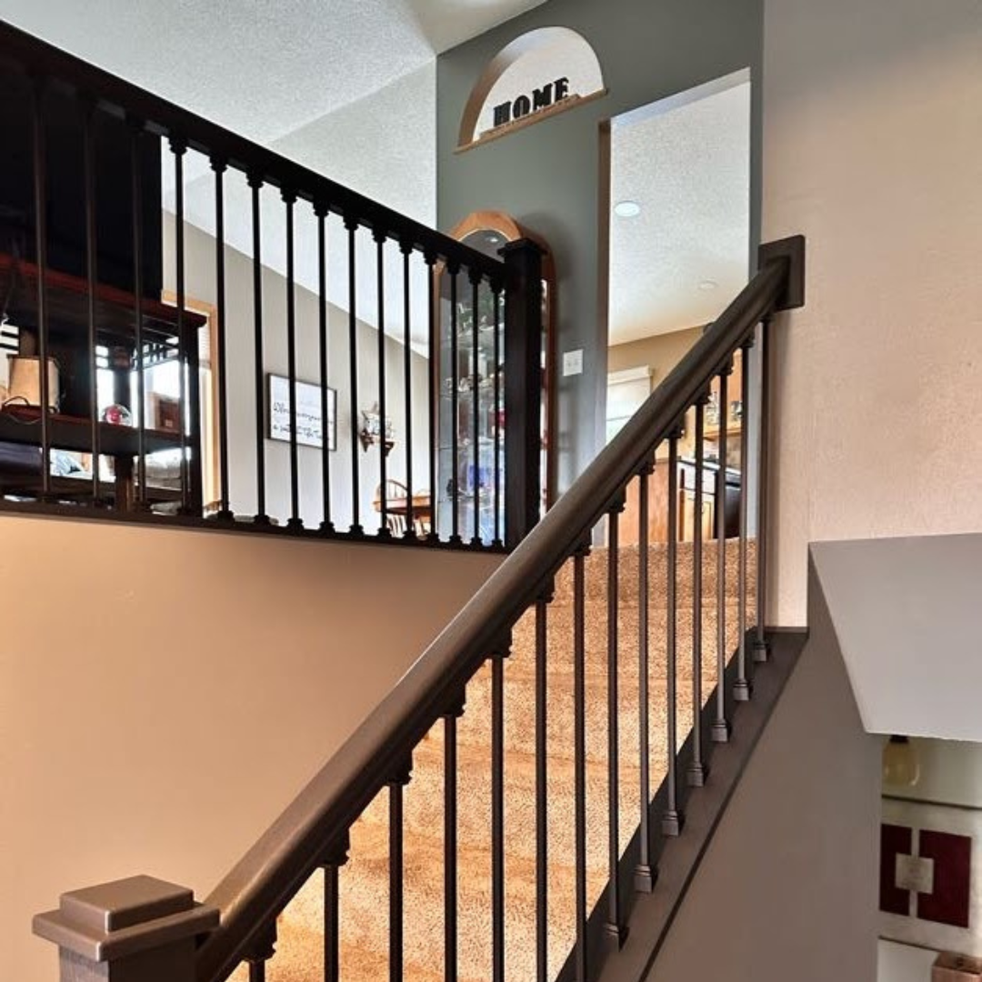 Board and batten is a simple way to add a design element to a room - this looks wonderful in the entry way! 