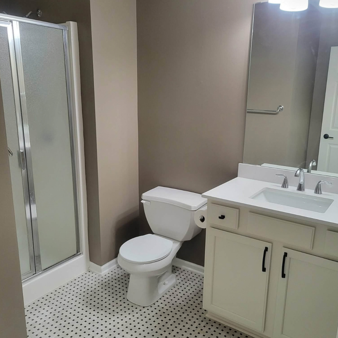 Board and batten is a simple way to add a design element to a room - this looks wonderful in the entry way! 