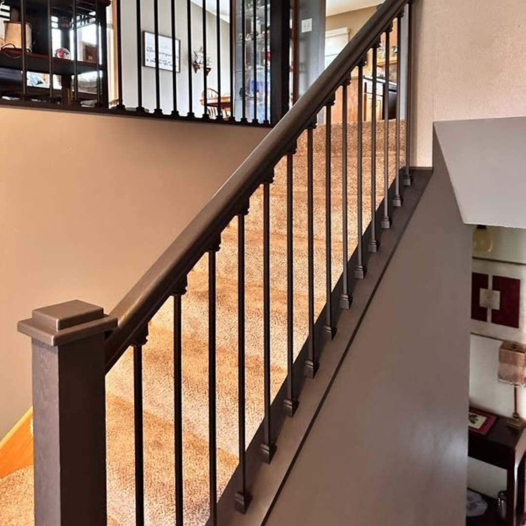 This kitchen is magazine worthy.  Featuring beautiful finishes, some open shelving for visual interest, unique lighting and completely new layout.  