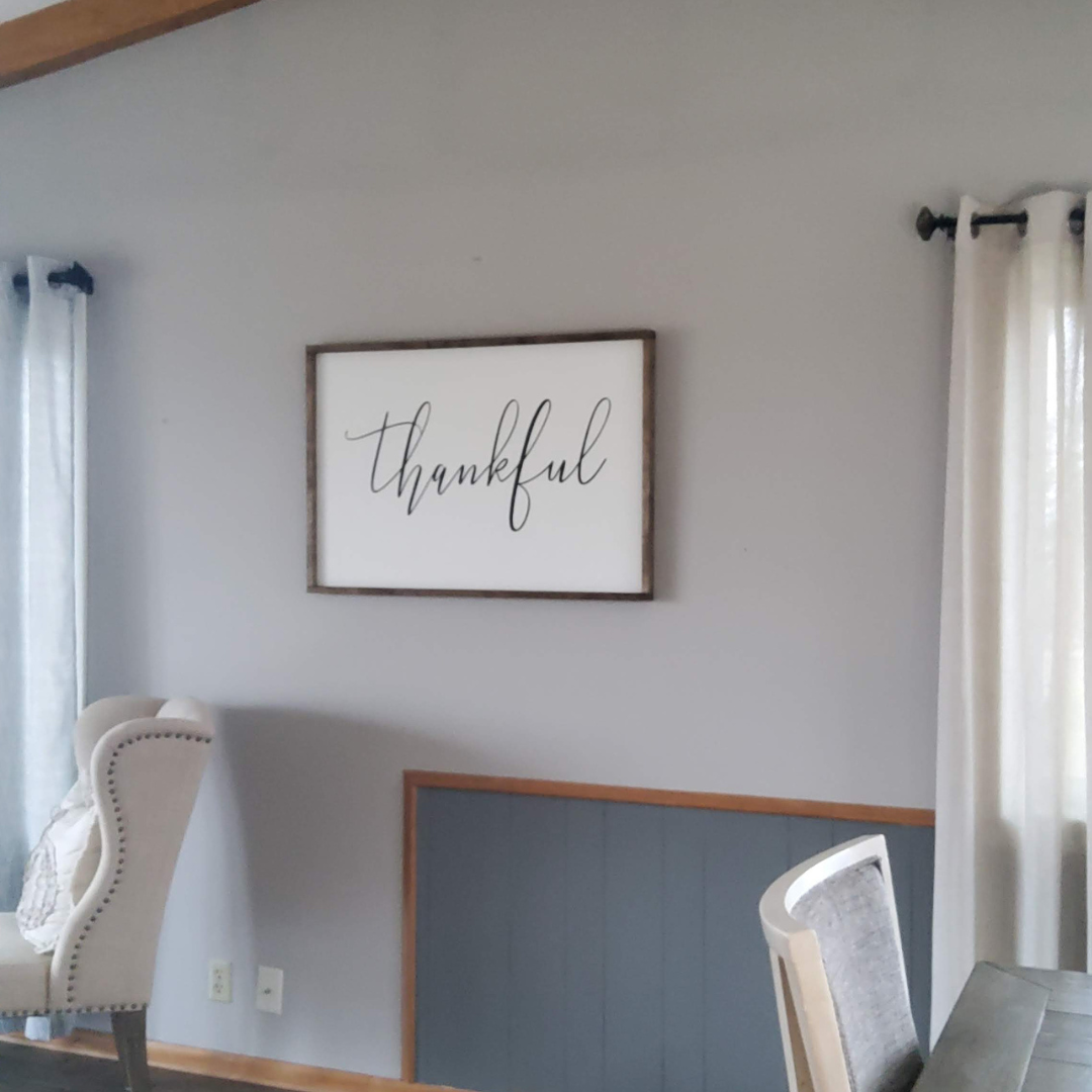 This fireplace is functional but in need of a refresh especially to be cohesive with the rest of the updates happening in the home. Currently, the surround has more of a mosaic tile look. 