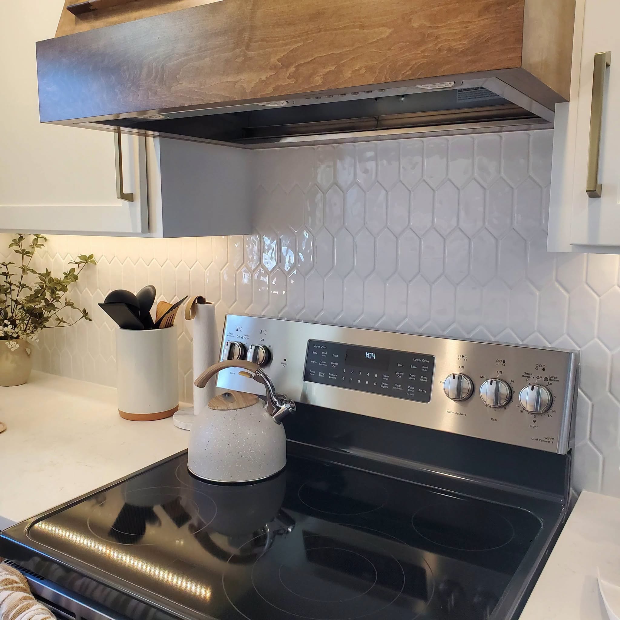 Be sure to remember order of operations when making updates to your kitchen.  Countertop first, then backsplash.